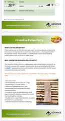 Global Pollen Patty (15% real pollen)