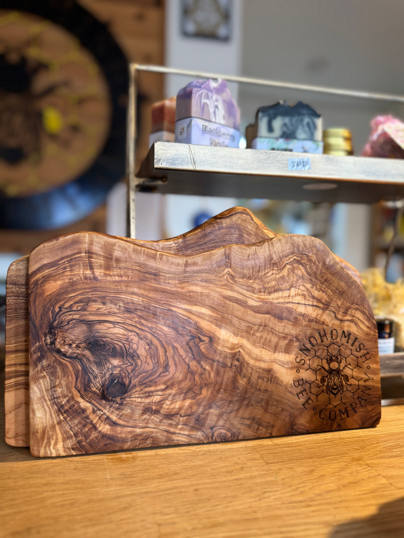 Olive wood honey items