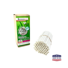 Spring Inserts for Mason Bees – 8mm 50 ct