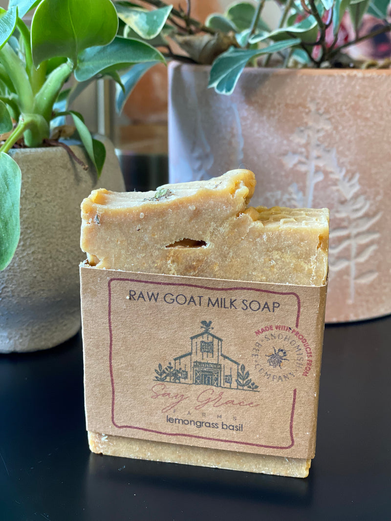 Say Grace Farms Raw Goat Milk Soap