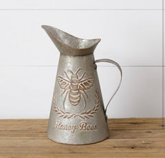 Embossed pitcher- honey bees