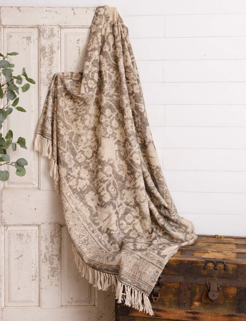 Antique Rug Slub Throw