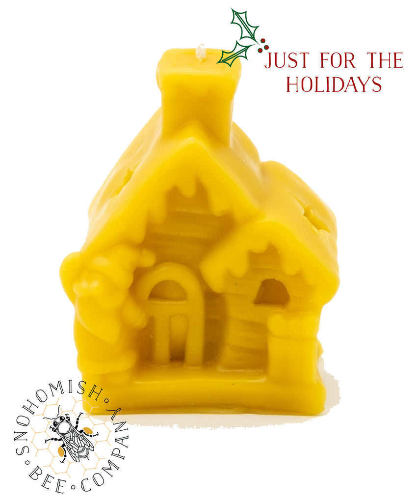 Holiday Cabin Beeswax Candle *Limited Time* The Snohomish Bee Company