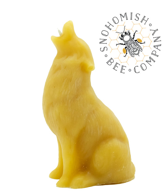 Howling Wolf Candle The Snohomish Bee Company
